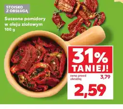 Kaufland Suszone pomidory w oleju ziołowym oferta
