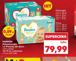 Kaufland Pieluchomajtki lub Pieluchy dla dzieci Pampers oferta
