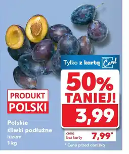 Kaufland Sliwki podłużne oferta