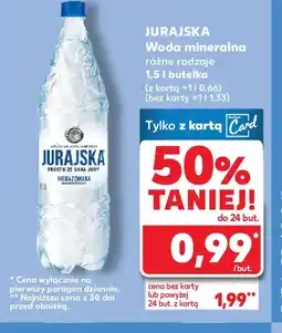 Kaufland Woda mineralna Jurajska oferta