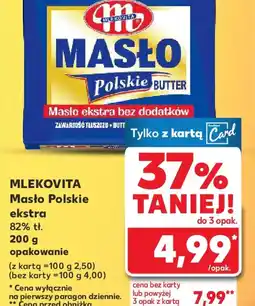 Kaufland Masło Polskie ekstra Mlekovita oferta
