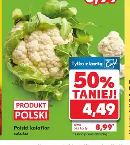 Kaufland Polski kalafior oferta