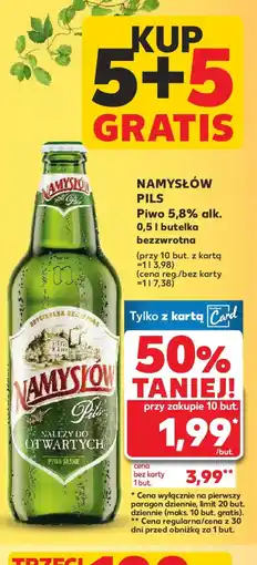 Kaufland Piwo Namysłów Pils oferta