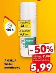 Kaufland Wkład parafinowy 110 h Angela oferta