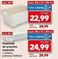 Kaufland Pojemnik z pokrywką i kółkami 80 x 17 40 cm oferta