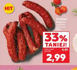 Kaufland Olewnik Kiełbasa myśliwska jałowcowa oferta