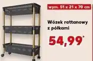 Kaufland Wózek rattanowy 51 x 21 70 cm oferta