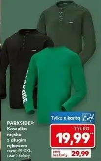 Kaufland Koszulka męska z długim rękawem rozm. m-xxl Parkside oferta