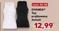 Kaufland Top damski prążkowany 36-46 Oyanda oferta