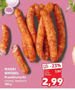 Kaufland Frankfuterki Madej Wróbel oferta