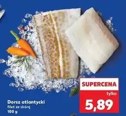 Kaufland Dorsz atlantycki filet ze skórą oferta