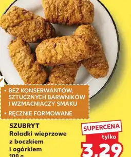 Kaufland Roladki wieprzowe z boczkiem i ogórkiem Szubryt oferta