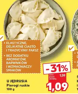 Kaufland Pierogi ruskie U Jędrusia oferta
