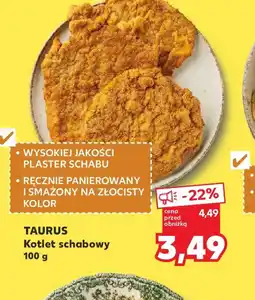 Kaufland Kotlet schabowy Taurus oferta