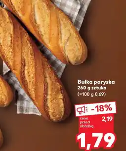 Kaufland Bułka paryska oferta