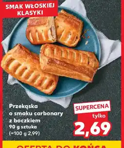 Kaufland Przekąska o smaku carbonary z boczkiem oferta