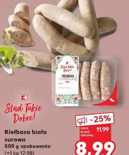 Kaufland Kiełbasa biała oferta