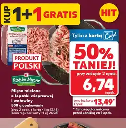 Kaufland Mięso mielone z łopatki wieprzowej i wołowiny oferta
