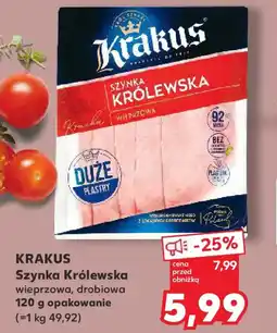 Kaufland Krakus Szynka Królewska oferta