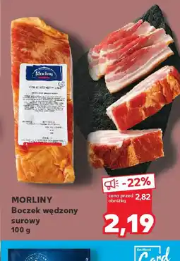 Kaufland Boczek wędzony surowy Morliny oferta