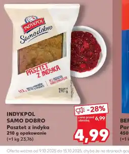 Kaufland Pasztet z indyka Indykpol Samo Dobro oferta