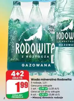 Dino Woda mineralna RODOWITA oferta