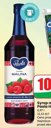 Dino Syrop malinowy Hoop Paola oferta