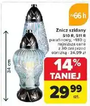 Carrefour Znicz szklany s11r oferta