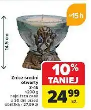 Carrefour Znicz otwarty średni z-45 oferta