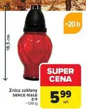 Carrefour Znicz serce małe oferta