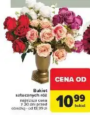 Carrefour Bukiet sztucznych kwiatów róże oferta