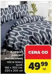 Carrefour Komplet pościel 160 x 200 cm dwustronna oferta