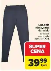 Carrefour Spodnie damskie elastyczne m-xxl oferta