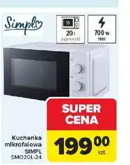 Carrefour Kuchenka mikrofalowa smo20l-24 Simpl oferta