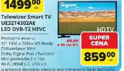 Carrefour Telewizor 32'' ue32t4302aexxh Samsung oferta