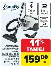 Carrefour Odkurzacz svc20bl-25b Simpl oferta