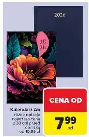 Carrefour Kalendarz a5 oferta