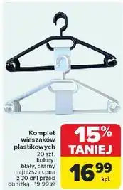 Carrefour Wieszaki plastikowe oferta