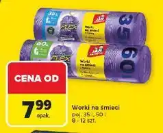 Carrefour Worki na śmieci flex & strong 60 l Jan Niezbędny Magnum oferta