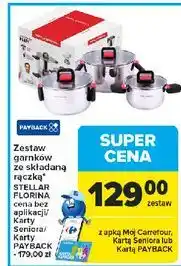 Carrefour Komplet garnków stellar Florina (Florentyna) oferta