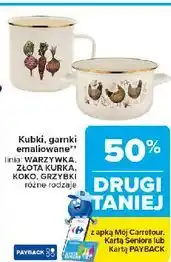 Carrefour Garnek emaliowany kurka chmurka 2.6 l oferta