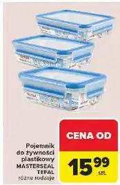 Carrefour Pojemnik wysoki masterseal 1.6 l Tefal oferta