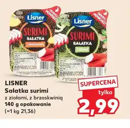Kaufland Sałatka surimi Lisner oferta