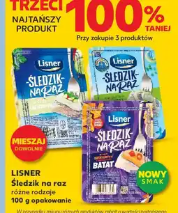 Kaufland Sledzik na raz Lisner oferta