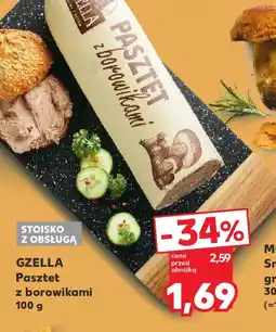 Kaufland Pasztet z borowikami Gzella oferta
