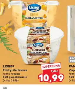 Kaufland Filety śledziowe Lisner oferta