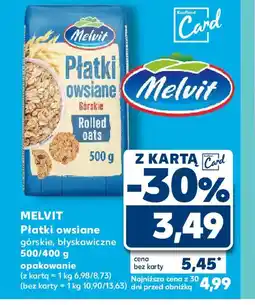 Kaufland Płatki owsiane Melvit oferta