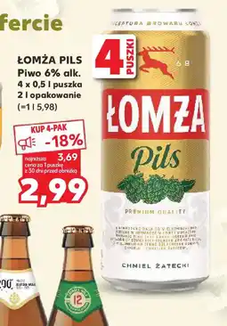 Kaufland Piwo Lomża Pils oferta