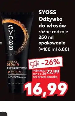 Kaufland Odżywka do włosów Syoss oferta