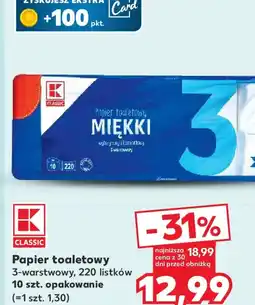Kaufland Papier toaletowy Classic oferta